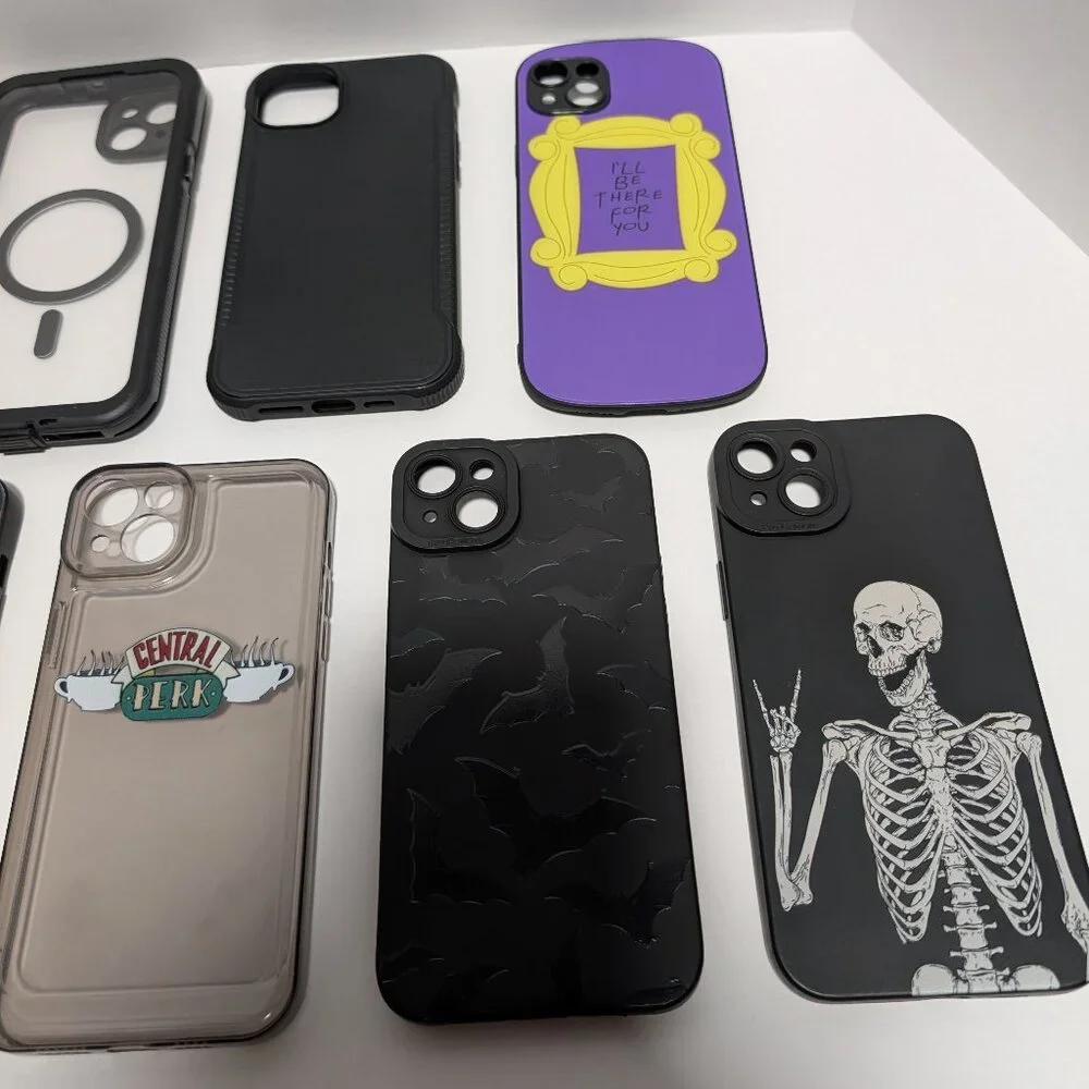 iPhone 14 Plus Phone Cases Bundle Skull‎ Bat Friends